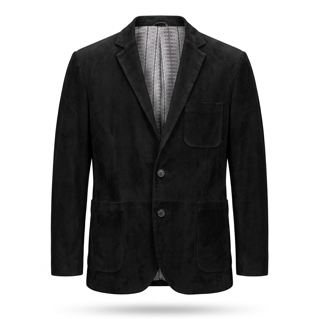 PERA — Siyah Süet Blazer