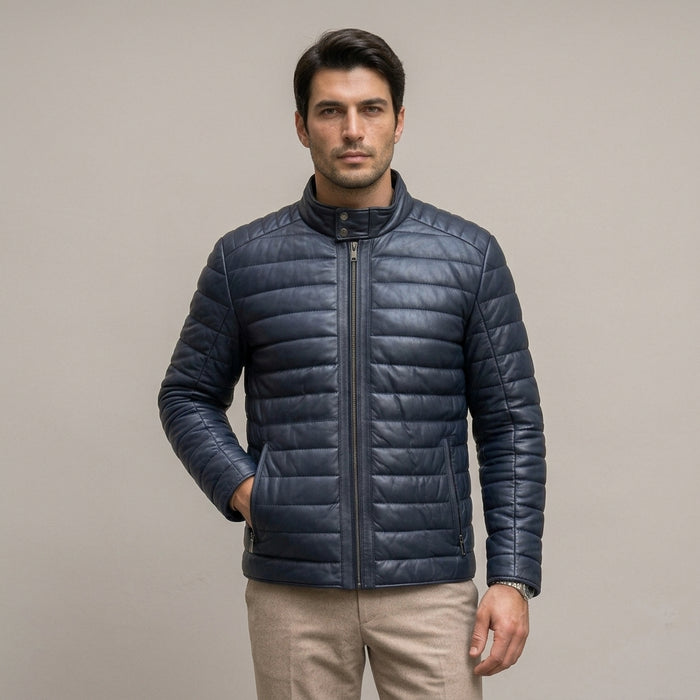 AMASRA — Deri Kapitone Hafif Mont