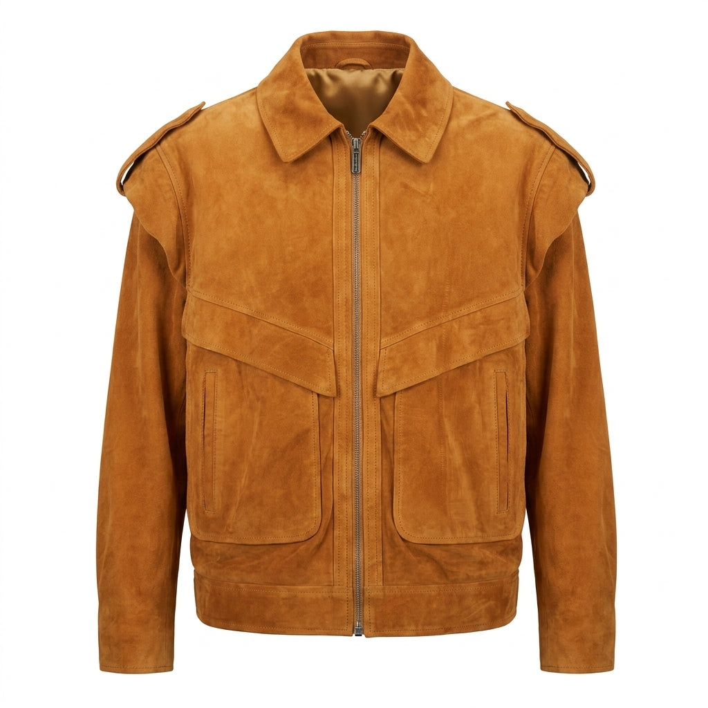 PATARA — Taba Süet Oversize Ceket