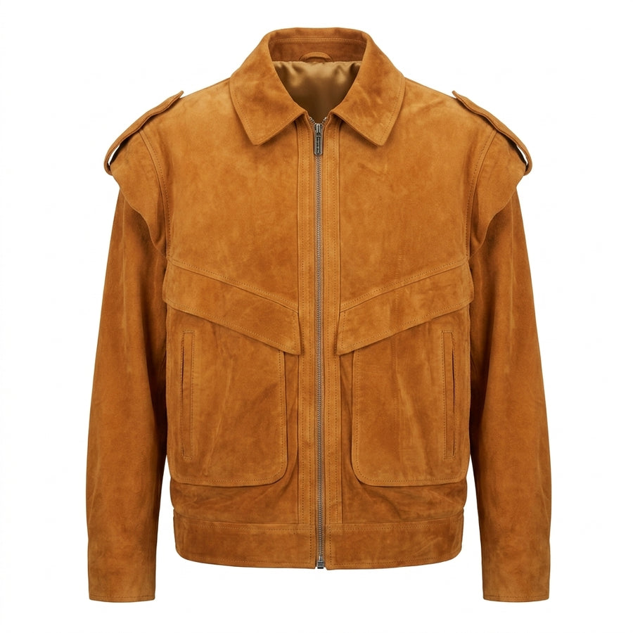 PATARA — Taba Süet Oversize Ceket